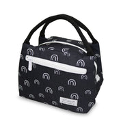 Black / Rainbow Lunch Tote